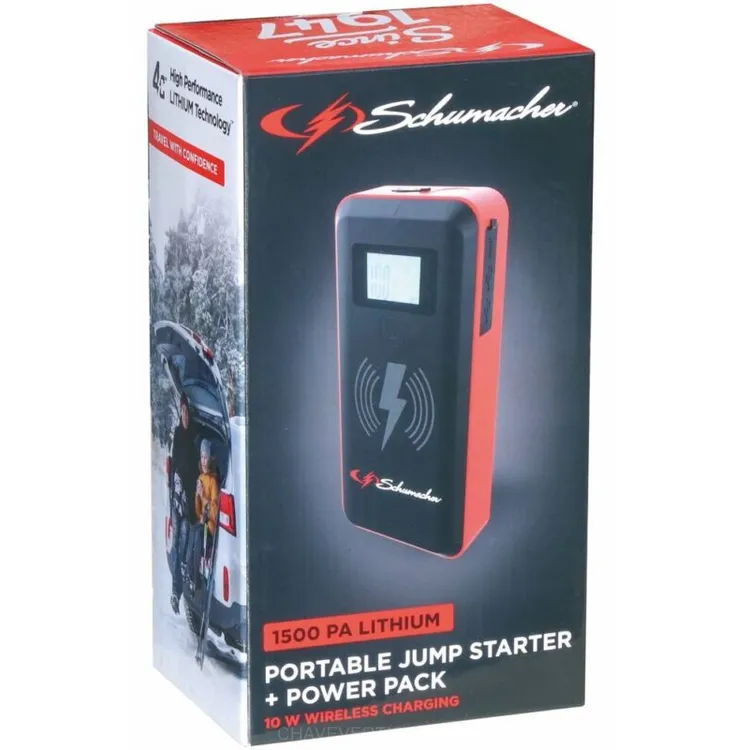Booster de Arranque Schumacher SL 473 12V 1500A 10000mAh