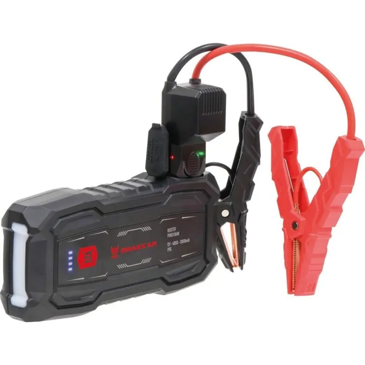 Booster de Lítio DRAKKAR 2000A 12V 20000mAh