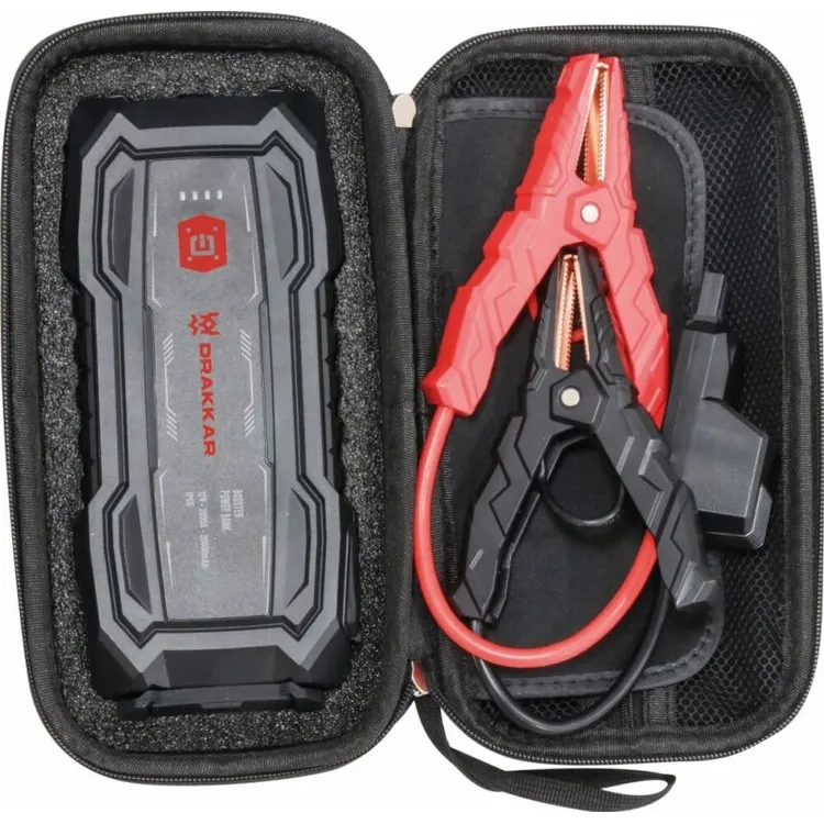Booster de Lítio DRAKKAR 2000A 12V 20000mAh