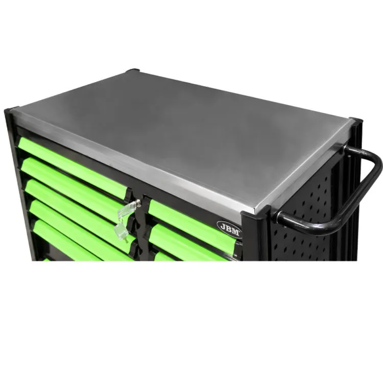 Carro de Ferramentas JBM 12 Gavetas Vazio Verde 1005x460x825mm