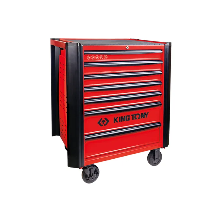 Carro de Ferramentas Bumper 7 Gavetas KING TONY 876347B 360kg 7 Gavetas