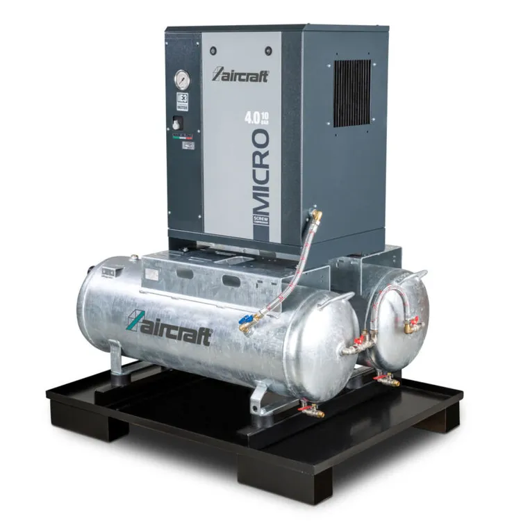 Compressor de Parafuso AIRCRAFT A-DUO-MICRO SE 4.0-10 400V 485l/min 10bar Compressor de Parafuso AIRCRAFT A-DUO-MICRO SE 4.0-10 400V 485l/min 10bar