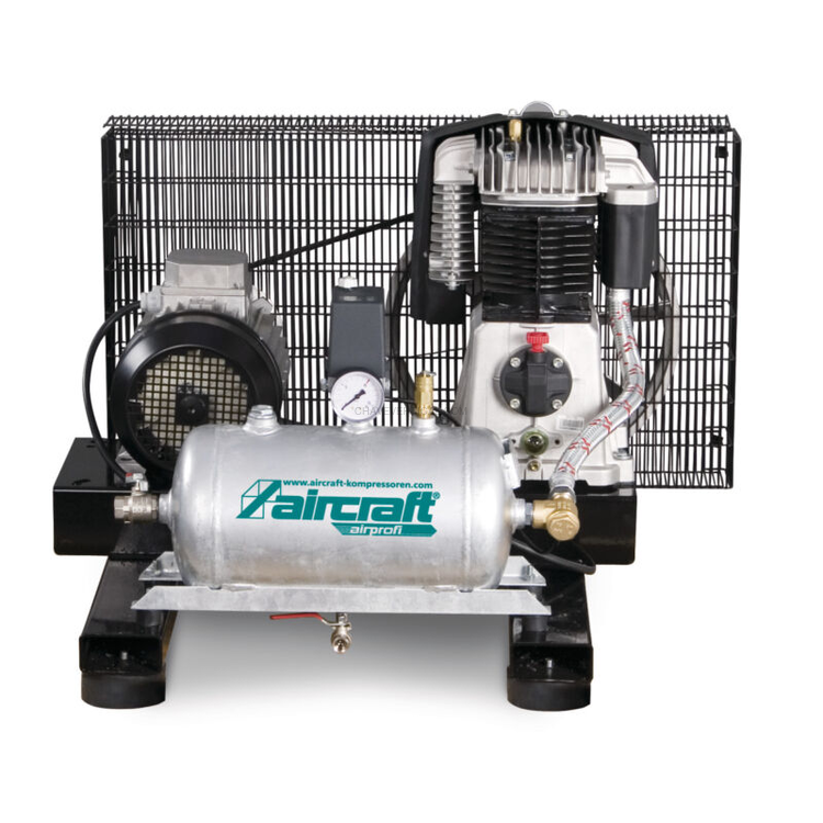 Compressor de Pistão AIRCRAFT 753/13/15 15 Bar 400V 4kW Compressor de Pistão AIRCRAFT 753/13/15 15 Bar 400V 4kW