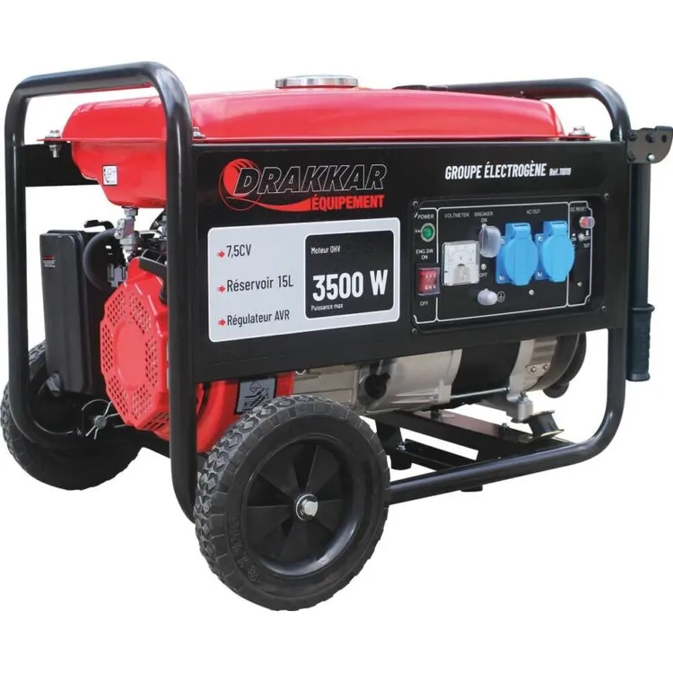 GERADOR AVR 3500W GASOLINA DRAKKAR