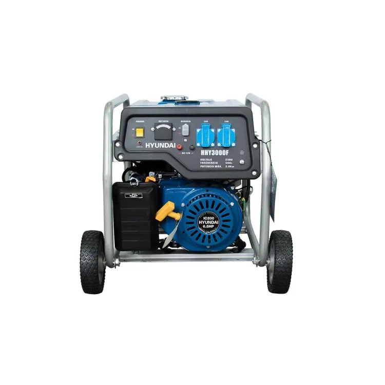 Gerador a Gasolina HYUNDAI HHY3000FK 2.8kW 230V com Rodas