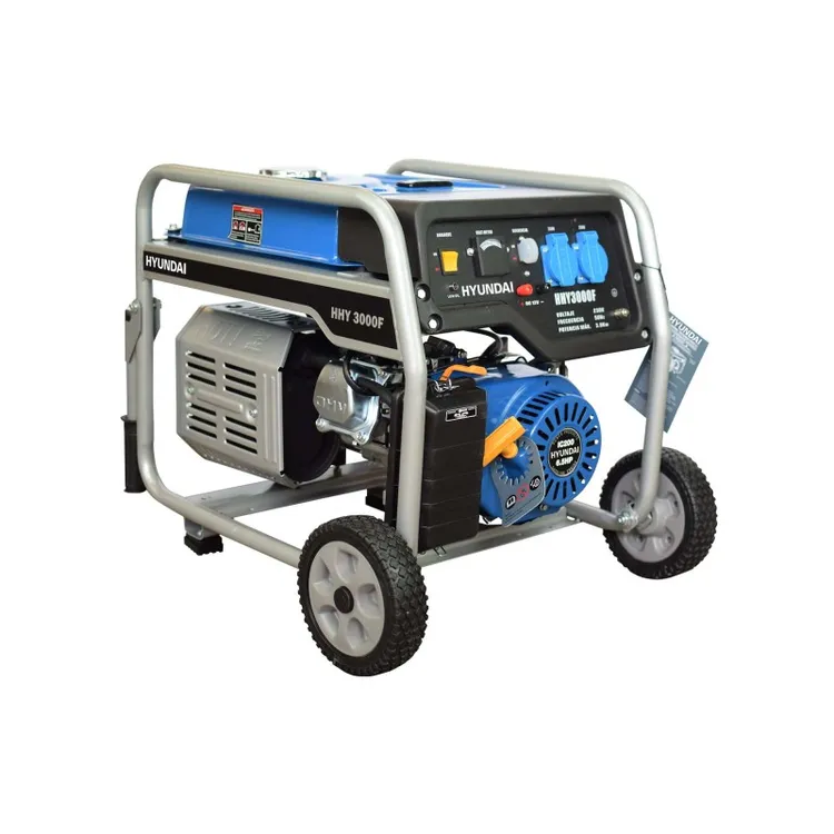 Gerador a Gasolina HYUNDAI HHY3000FK 2.8kW 230V com Rodas