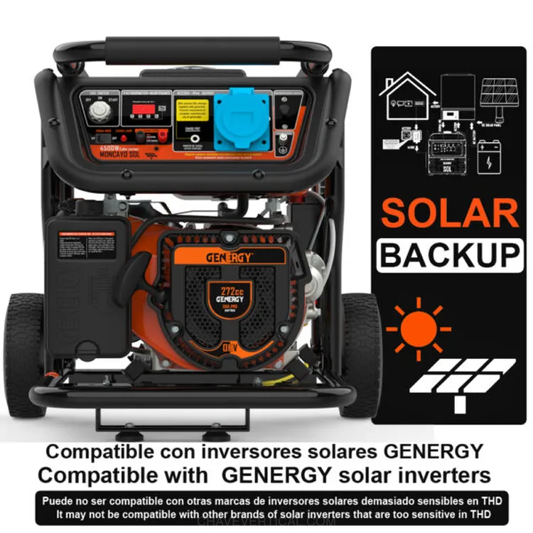 GERADOR MONCAYO SOL 4500W GENERGY