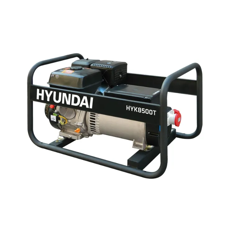 Gerador a Gasolina Trifásico Hyundai HYK8500T 9,0kVA 400V