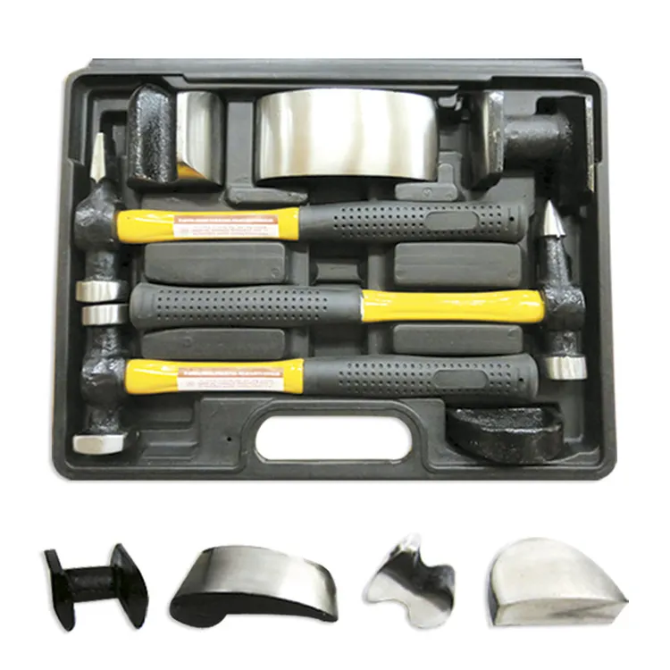 Jogo de Encontradores e Martelos para Chapeiros JBM 51131 7 Peças Jogo de Encontradores e Martelos para Chapeiros JBM 51131 7 Peças