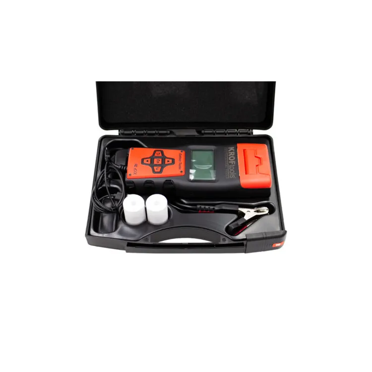 Testador de Baterias Digital com Impressora KROFTOOLS 12V 8-30V LCD