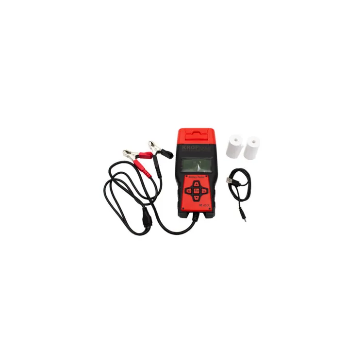 Testador de Baterias Digital com Impressora KROFTOOLS 12V 8-30V LCD