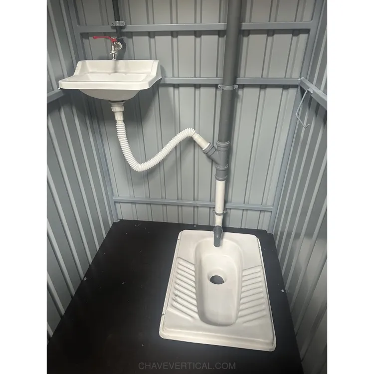 WC Metálico Lacado IMX 1m2 Sanita Turca