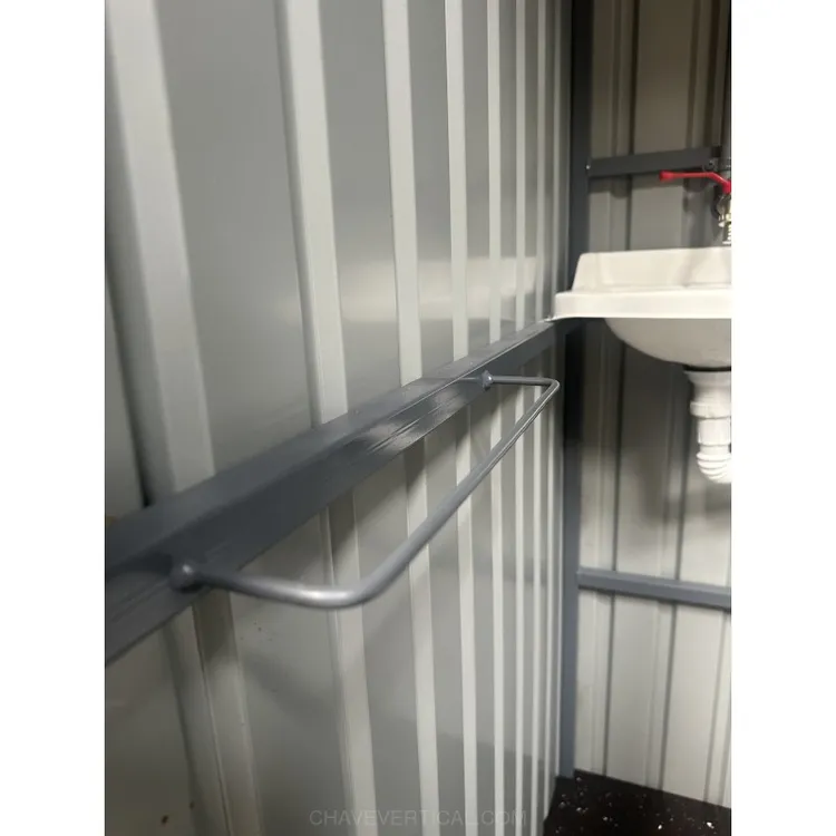 WC Metálico Lacado IMX 1m2 Sanita Turca