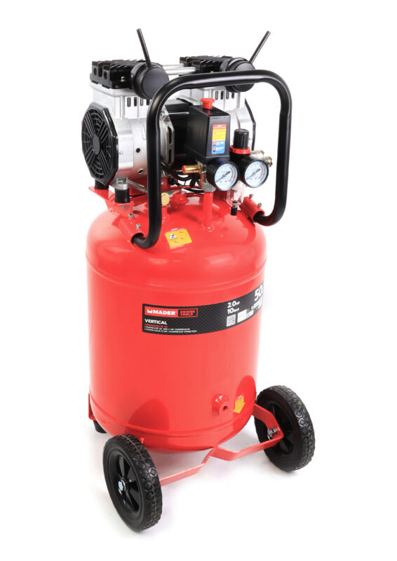 Compressor de Ar 50L MADER 10Bar 1.5kW 240L/min Compressor de Ar 50L MADER 10Bar 1.5kW 240L/min