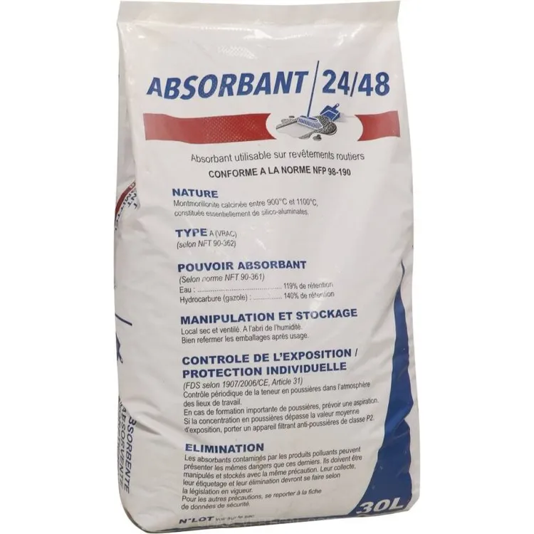 Absorvente Mineral de Argila Natural 30L Granulometria 0.31-0.75mm