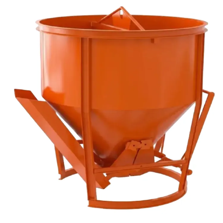 Balde Descarga Fundo Calha GRIZ BDF+C 750L 1300mm