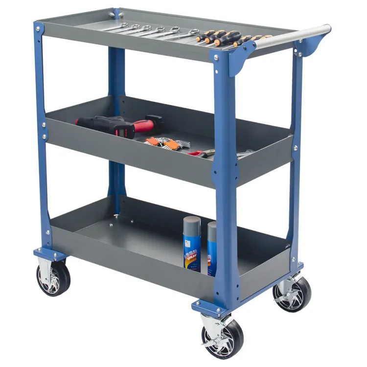 Carro Multiuso Industrial HEAVYWARE TOOLS PMC3 3 Prateleiras 23kg