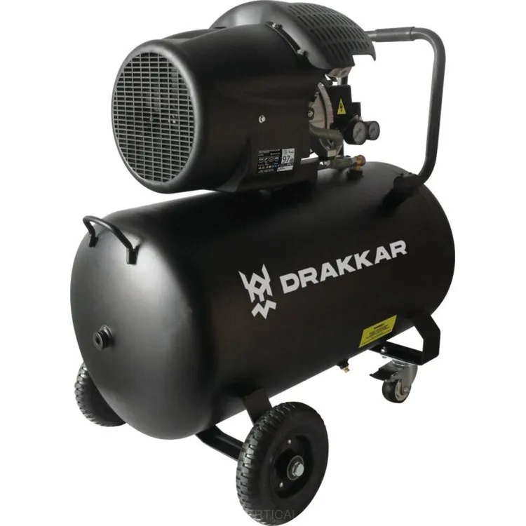 Compressor de Ar 100L DRAKKAR 3CV 230V 2 Cilindros Compressor de Ar 100L DRAKKAR 3CV 230V 2 Cilindros