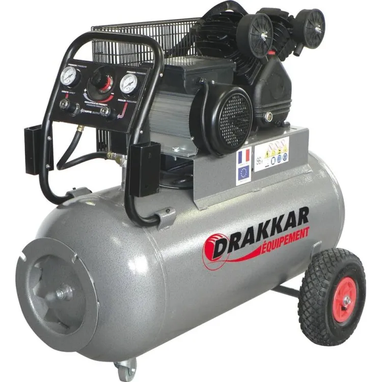 Compressor de Correia 100L DRAKKAR 11210 3CV 230V 9 bar