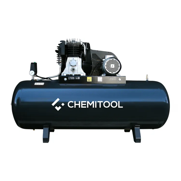 Compressor de Pistão de Correia CHEMITOOL PR 500/7,5T 500L 7.5HP 10 bar 400V Compressor de Pistão de Correia CHEMITOOL PR 500/7,5T 500L 7.5HP 10 bar 400V