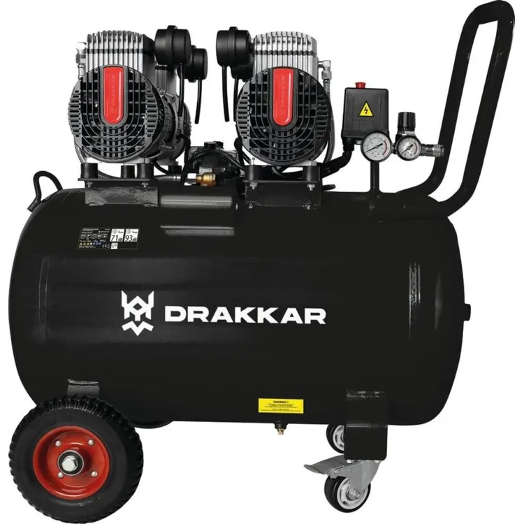 Compressor Silencioso DRAKKAR 100L 4CV 230V
