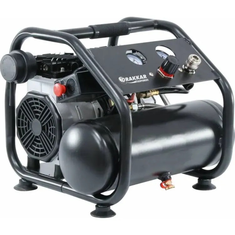 Compressor silencioso 6L 1.5CV 230V DRAKKAR Compressor silencioso 6L 1.5CV 230V DRAKKAR