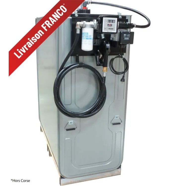 Depósito de Gasóleo Galvanizado PIUSI 1500L 230V Depósito de Gasóleo Galvanizado PIUSI 1500L 230V