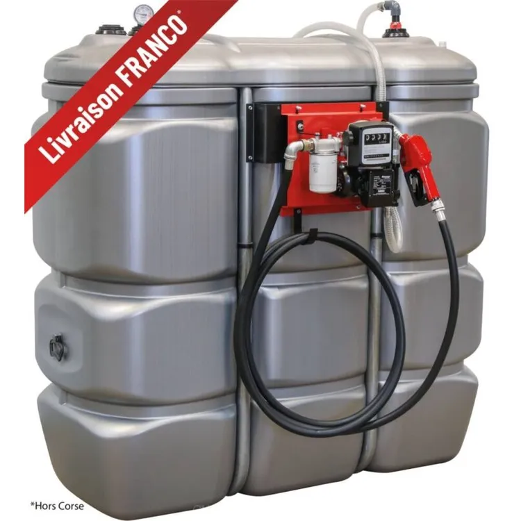 Depósito de Gasóleo Duplo PEHD DRAKKAR 1500L 230V Depósito de Gasóleo Duplo PEHD DRAKKAR 1500L 230V