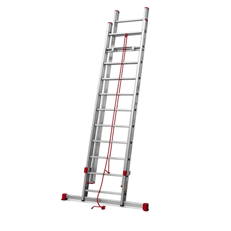 Escada Dupla com Corda LIT 4+4m 2x15 Degraus