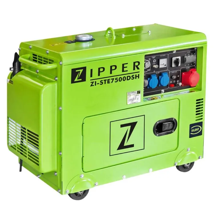 Gerador Diesel Silencioso ZIPPER STE7500DSH 6500W AVR Insonorizado