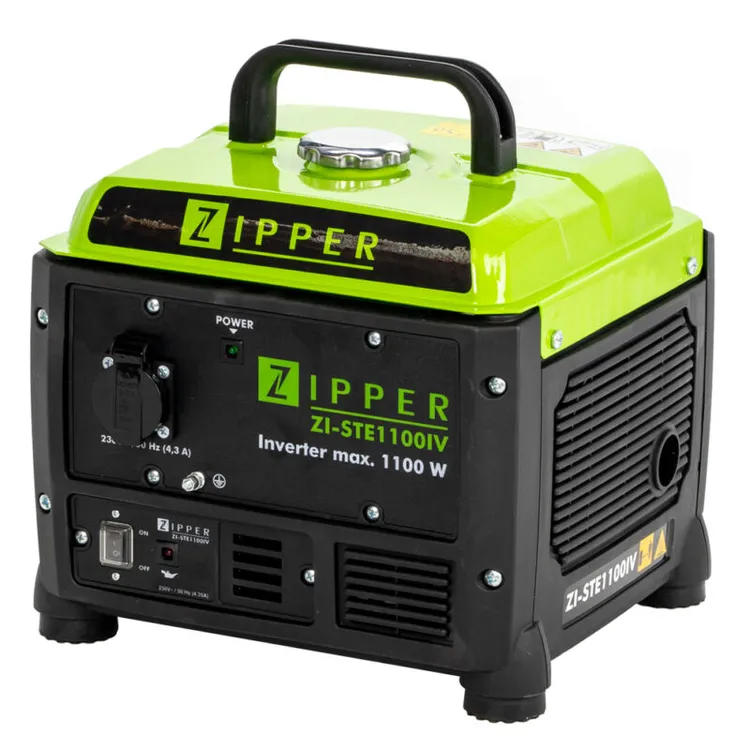 Gerador Inverter Portátil Zipper STE1100IV 1100W 53.5cc 5.4h