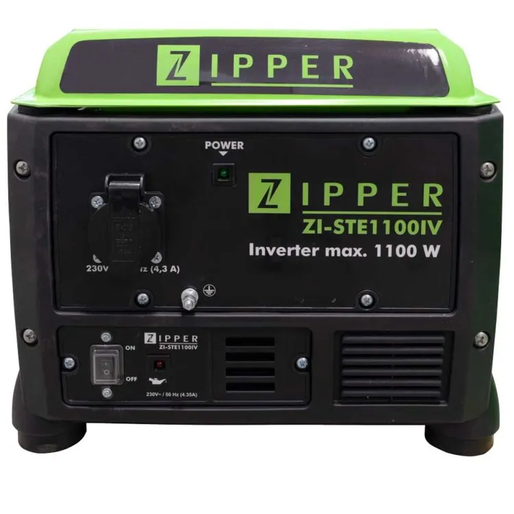 Gerador Inverter Portátil Zipper STE1100IV 1100W 53.5cc 5.4h