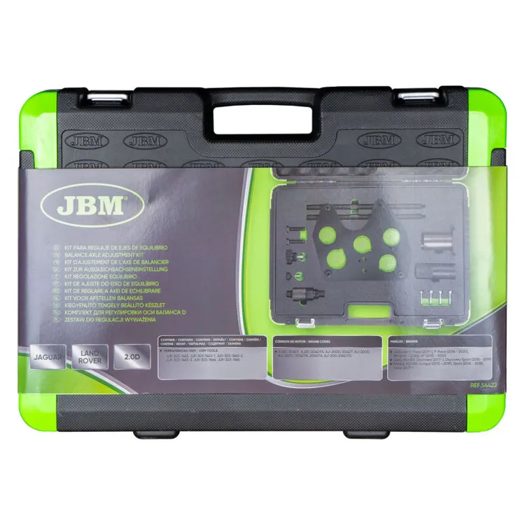KIT AJUSTE EIXOS EQUILÍBRIO JLR JBM