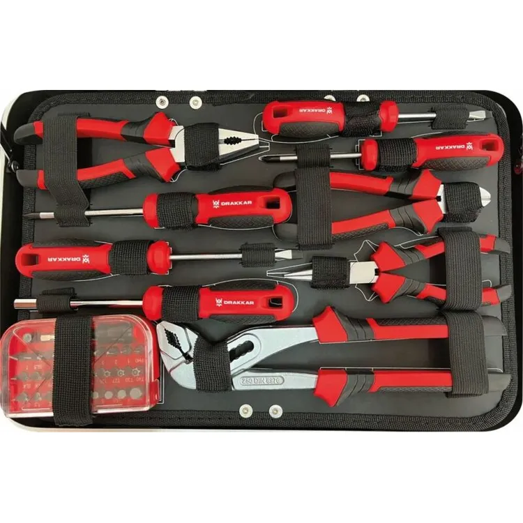Mala de Ferramentas Drakkar 133 Peças 8.5kg