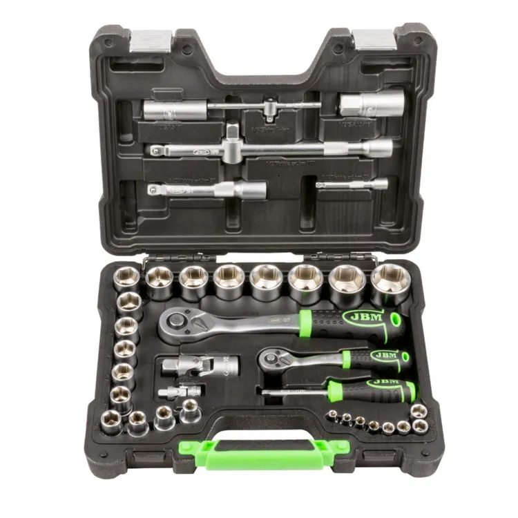 Mala de Ferramentas JBM 37 Peças Polegadas Sextavadas 1/2" e 1/4" Mala de Ferramentas JBM 37 Peças Polegadas Sextavadas 1/2" e 1/4"