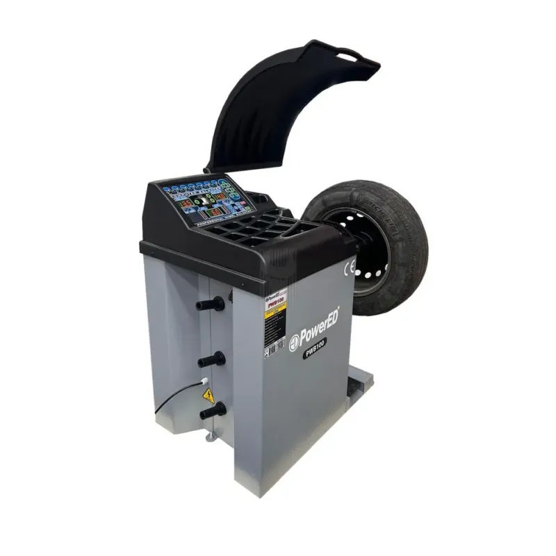 Máquina Equilibradora de Pneus POWERED PWB100 1000mm 220V 89kg Máquina Equilibradora de Pneus POWERED PWB100 1000mm 220V 89kg