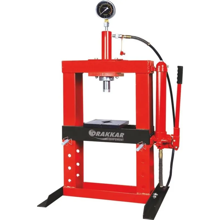 Prensa Hidráulica de Bancada Manual DRAKKAR 10T 175mm