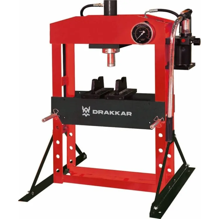 PRENSA BANCADA MANUAL 15T CHASSIS SOLDADO DRAKKAR