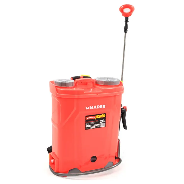 Pulverizador Bateria Mochila MADER 20L 21V 4Ah Inox Pulverizador Bateria Mochila MADER 20L 21V 4Ah Inox