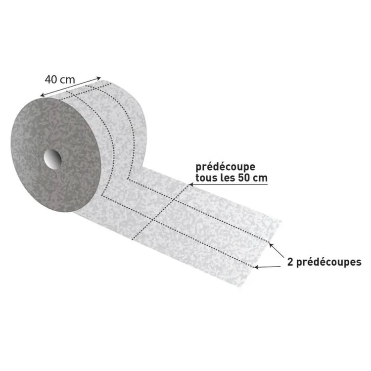 Rolo Absorvente para Todos os Líquidos 400mm 25m 4.8L/m²