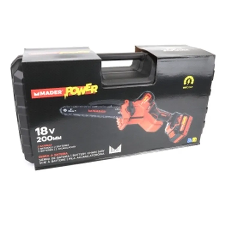 Serra de Podar MADER 18V 200mm com 2 Baterias