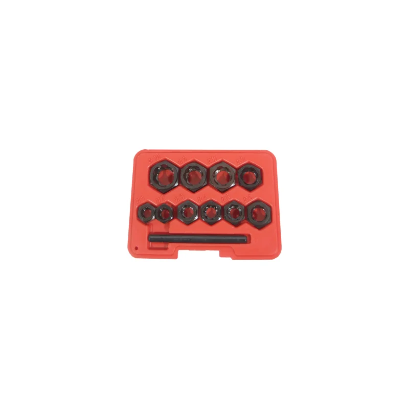 JOGO DE EXTRATOR PARAFUSOS 11 PEÇAS KROFTOOLS JOGO DE EXTRATOR PARAFUSOS 11 PEÇAS KROFTOOLS