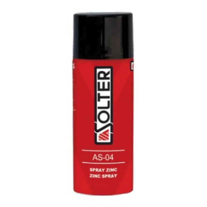 Spray Galvanizado Brilhante SOLTER AS-04 400ml Zinco-Alumínio Spray Galvanizado Brilhante SOLTER AS-04 400ml Zinco-Alumínio
