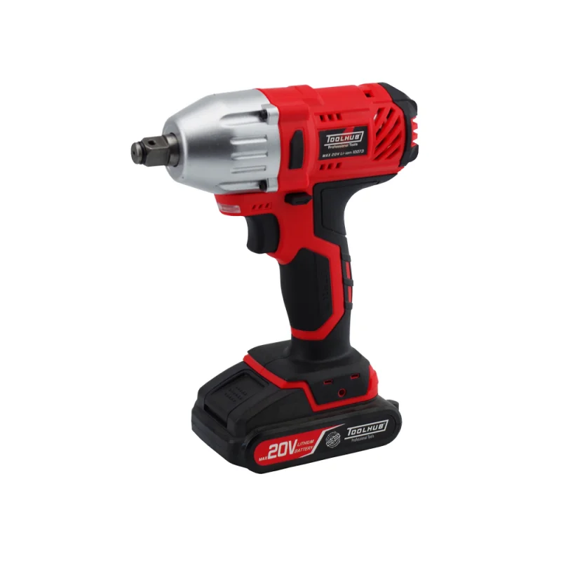 PISTOLA DE IMPACTO SEM FIO DE 20V 1/2″ TOOLHUB PISTOLA DE IMPACTO SEM FIO DE 20V 1/2″ TOOLHUB