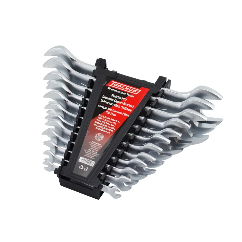CONJUNTO DE CHAVES DE BOCAS 12 PEÇAS (6-32 MM) TOOLHUB CONJUNTO DE CHAVES DE BOCAS 12 PEÇAS (6-32 MM) TOOLHUB