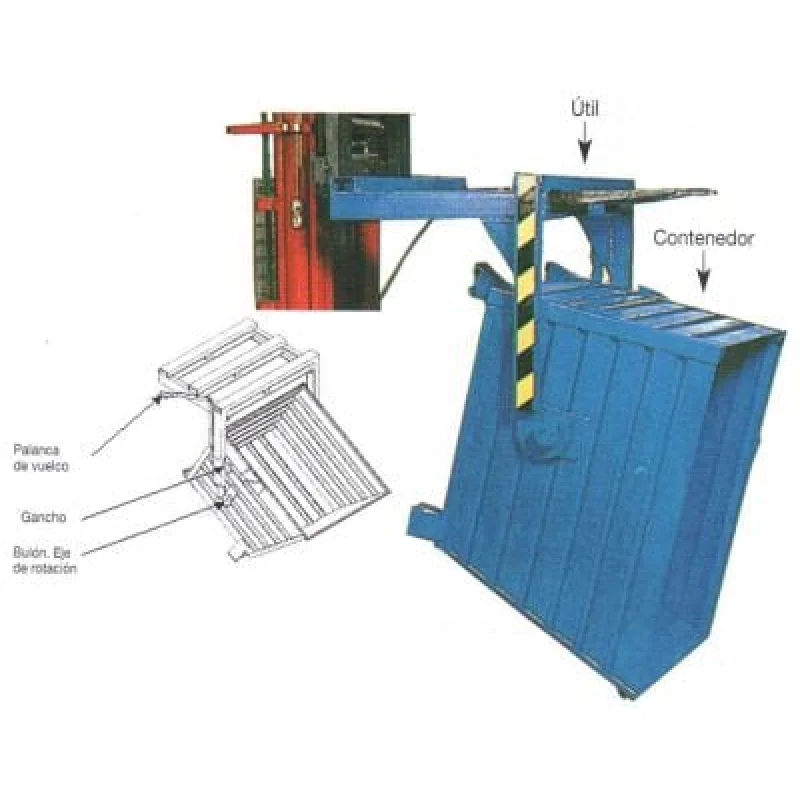 Virador Contentor Basculante ND 800 mm 2000 kg