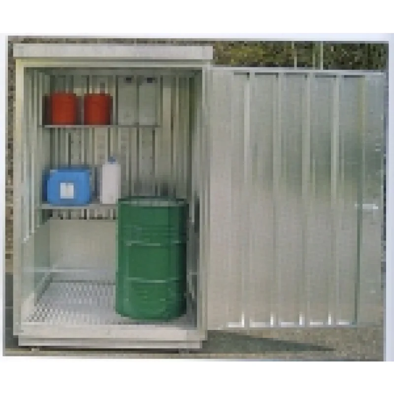 Casota Galvanizada ND 1.420x1.080x2.300 mm com Bacia de Retenção 214L