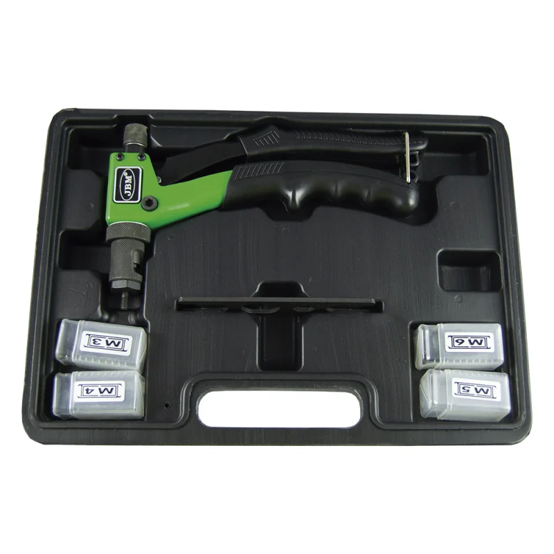 Alicate de Rebitar Compacto JBM 200mm / 8" M3-M6