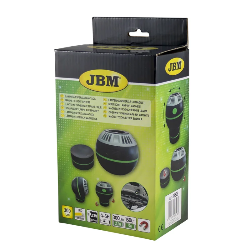 LÂMPADA ESFÉRICA MAGNÉTICA JBM LÂMPADA ESFÉRICA MAGNÉTICA JBM