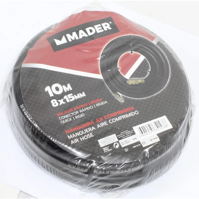 Mangueira Ar Comprimido Rígida MADER 10m 8x15mm 20 bar